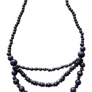 GORGEOUS ETHNIC BOHO HIPPIE BROWN NECKLACE